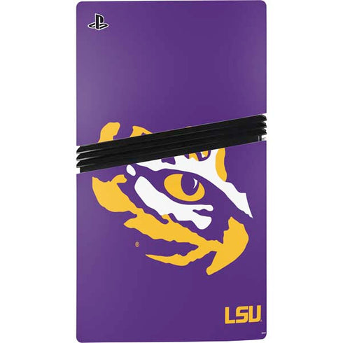LSU Tiger Eye Logo PS5 Pro Disk Bundle  Skin